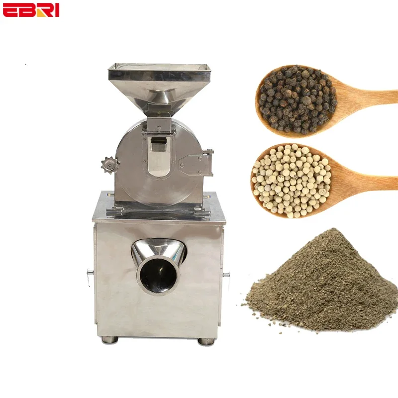 

304 Stainless Steel Fine Powder Grinding Machine Dry Powder Pin Mill Making Machine For Corn/Soy Bean/Herbs Flours