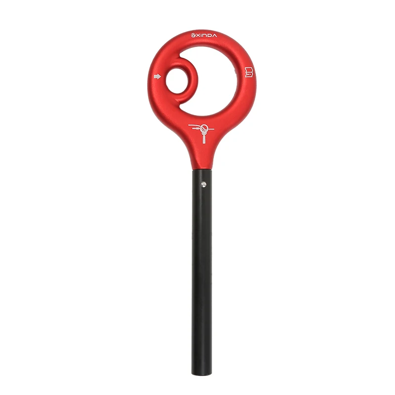 

Safety rope descender 9-ring descender