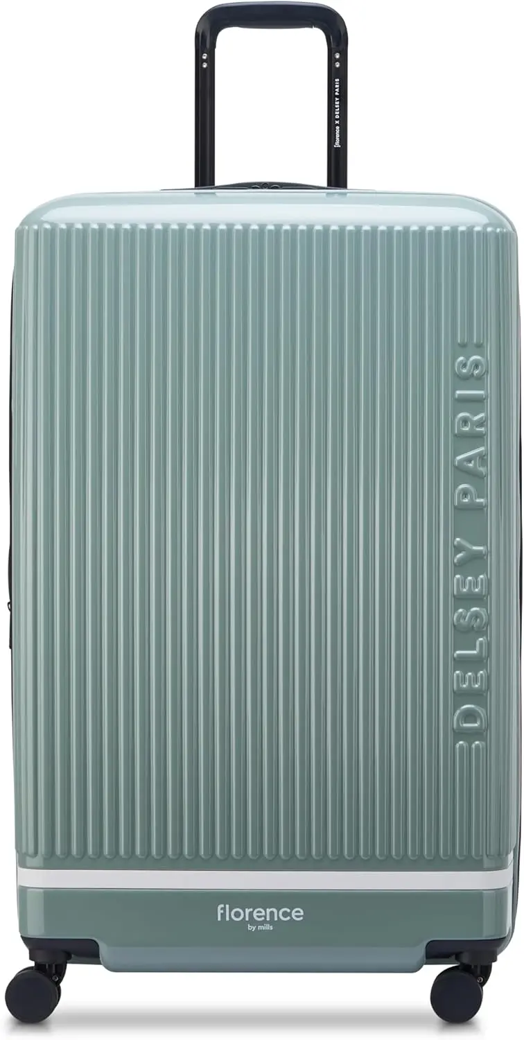 

Расширяемый жесткий чемодан на колесиках, цвет шалфейно-зеленый, 29 дюймов, большой размер для багажа.