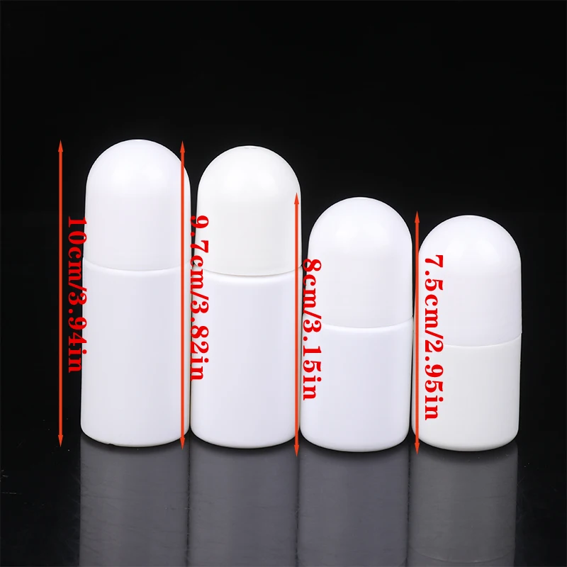 25/30/50/60ML Plastic Roller Ball Essential Oil Sub-bottling Mist Container Travel Refillable Bottle DIY Deodorant Accessories