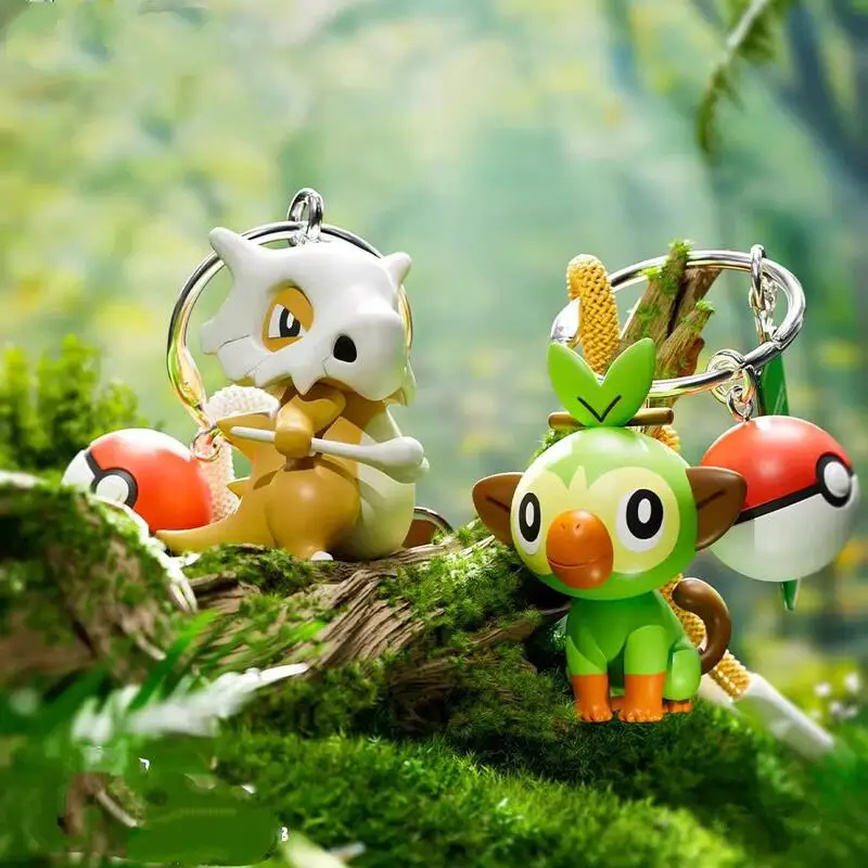 البوكيمون سكوربوني Cubone Wobbuffet لطيف Q نسخة المفاتيح هدايا عيد ميلاد Riolu غروكي Sobble الكرتون أنيمي ظهره قلادة