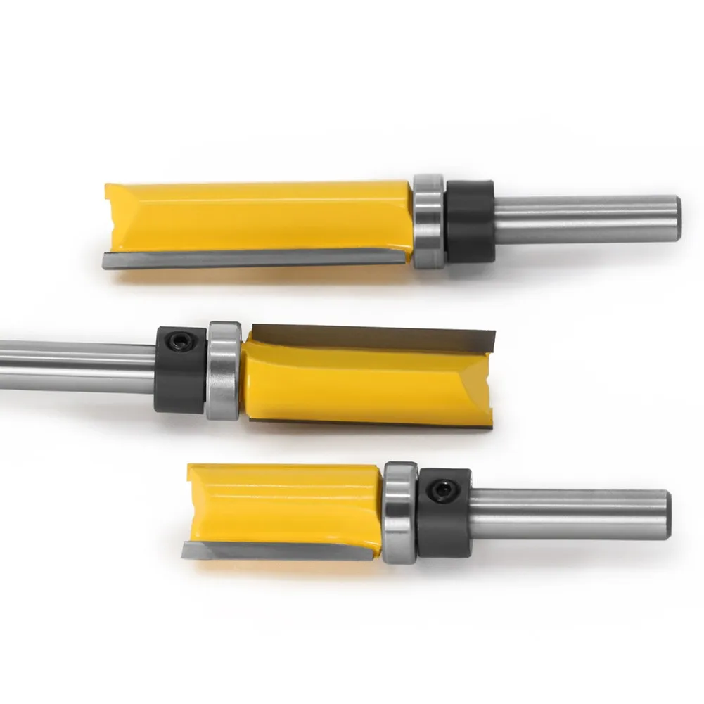 

Bit Router Bit Blade Cutter Flush Milling Router Shank Template With Bearing Duable New Newest Protable Useful