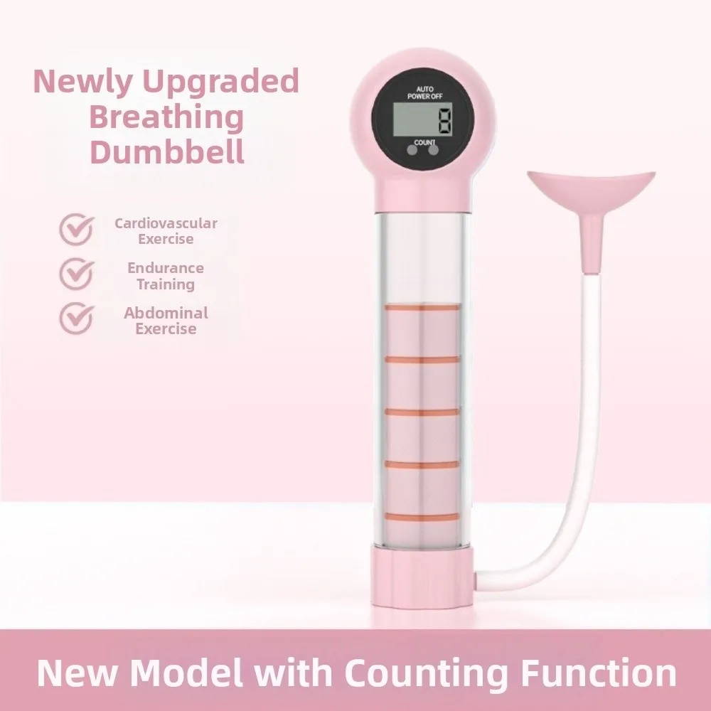 With Counter Counter Breathing Exercise Device Skin Improve Feature Digital Display Abdominal Muscle Trainer