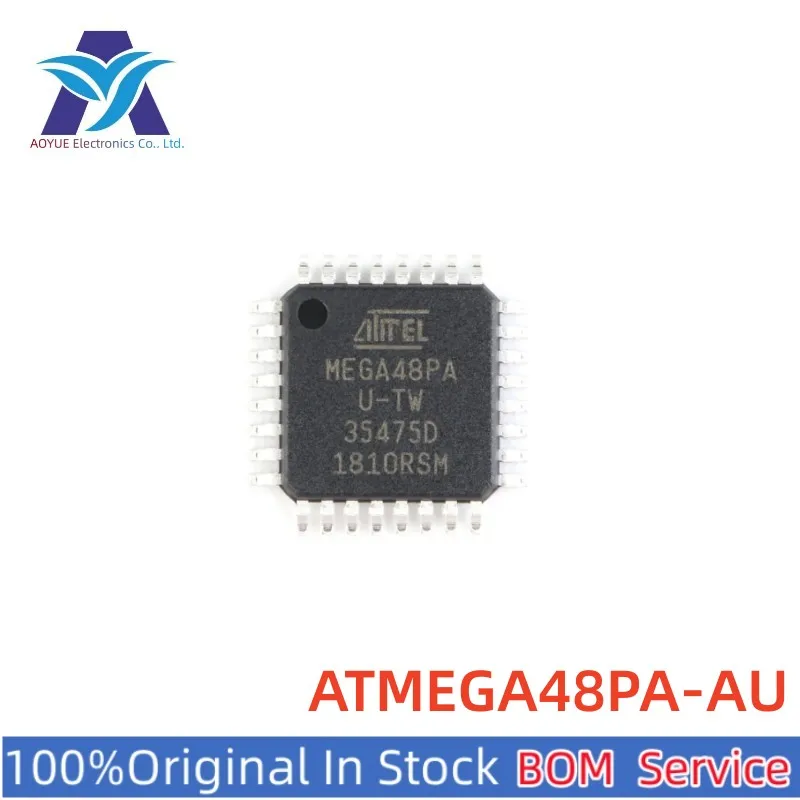 New Original Stock IC Electronic Components ATMEGA48PA-AU ATMEGA48PA-AUR ATMEGA48PAU ATMEGA48PA-U TQFP32 Offer low prices