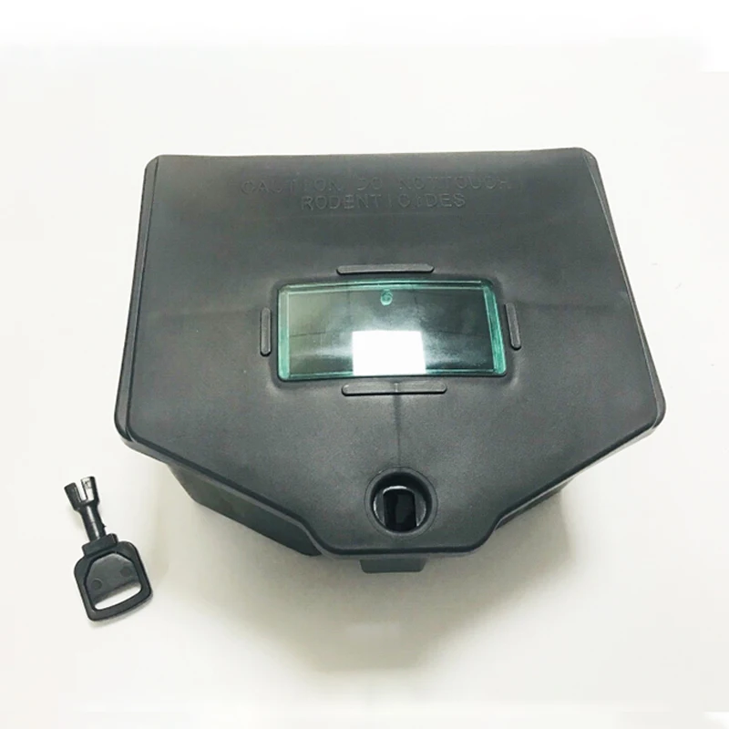 New Humane Plastic Lockable Rat Bait Station Mouse Trap Box with Key