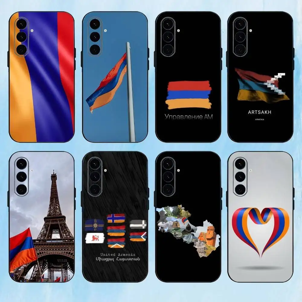 

A-Armenia F-Flag Passport ART Phone Case For Samsung Galaxy A73,A72,A71,A70,A53,A52,A51,Others Soft Black Cover
