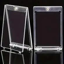 1/5/10PCS Magnetic Clear Picture Plate Holders Gaming Sports Trading Card Display Case Kpop Photo Protective Sleeves