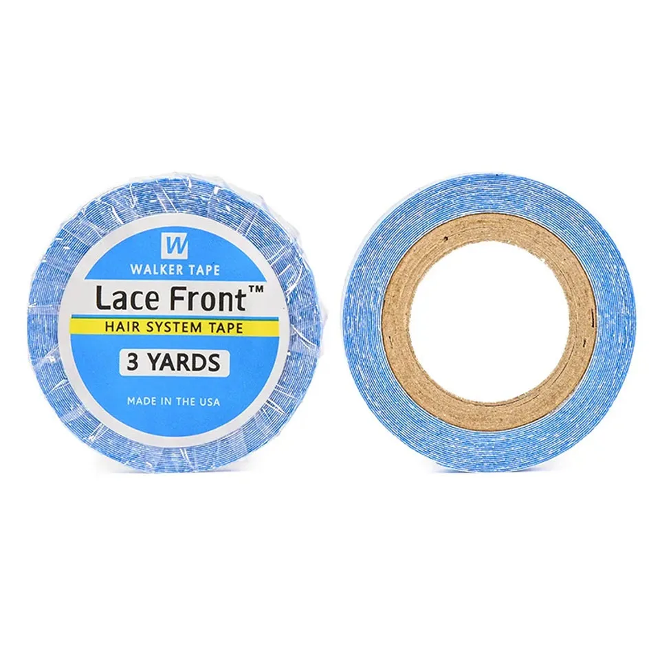 Colla per parrucca anteriore in pizzo da 3 metri da 0,8 cm Colla per nastro biadesivo Colla per parrucca per nastro Nastro per estensione dei capelli Nastro per capelli in pizzo adesivo per colla per capelli