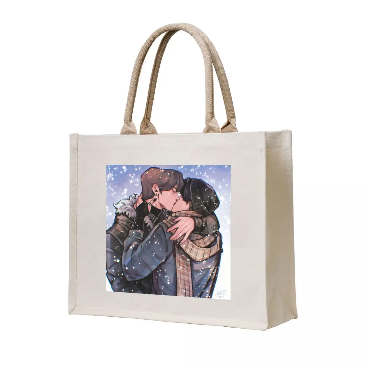 

Winter Minsung Tote Bag cute pouch bag canvas tote bags Shopper handbag Shopper
