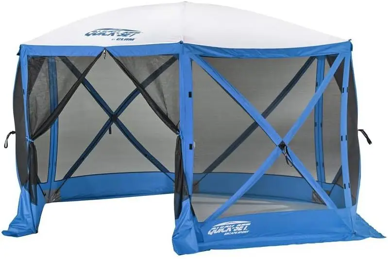 

Escape Sport Screen Shelter – 8-Person Pop-Up Canopy Tent, 60-Second Setup, UV & Bug Protection, Reinforced for Hard Surfaces –
