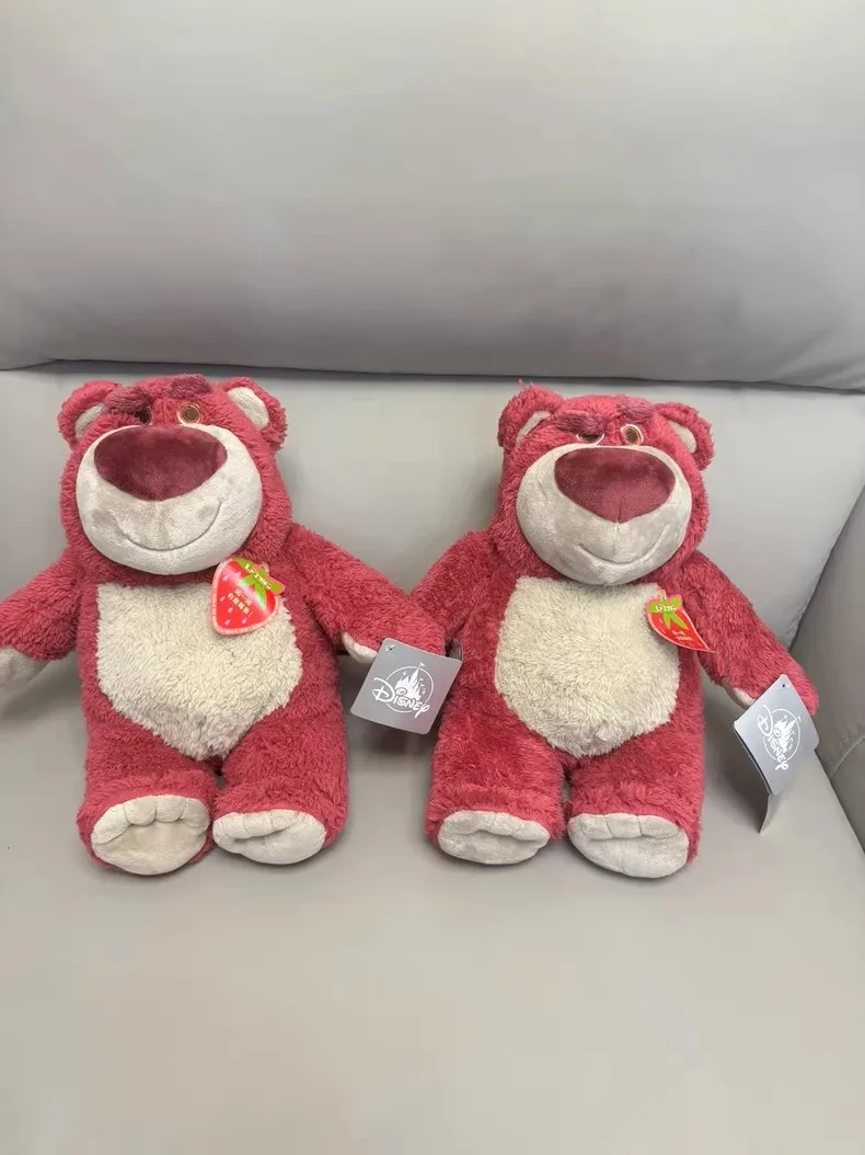 35cm Shanghai Disneyland Toy Story Strawberry Scented Strawberry Bear Fur Toy for Girl's Birthday Gift