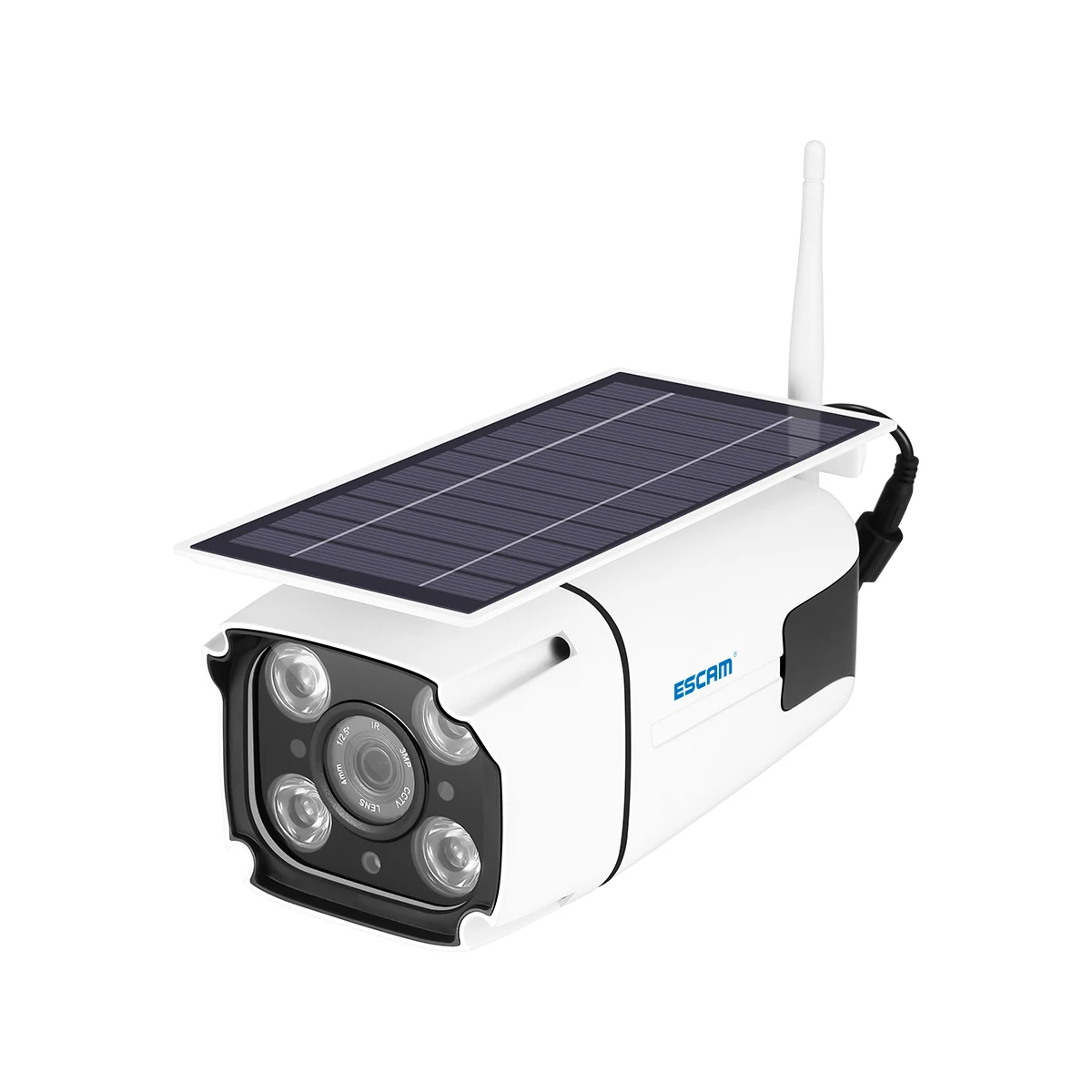 Imagem -04 - Escam Qf260 Wifi sem Fio Ip67 ao ar Livre 1080p 2.0mp Bateria Solar de Baixo Consumo de Energia Câmera de Segurança de Vigilância Pir