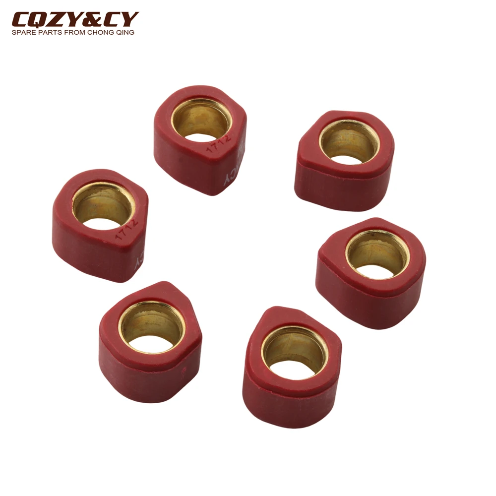 High Performance Variator Weights Round 17x 12mm 8g For Suzuki Address50 Katana V-Y 50 Sepia S 50 Zillion50