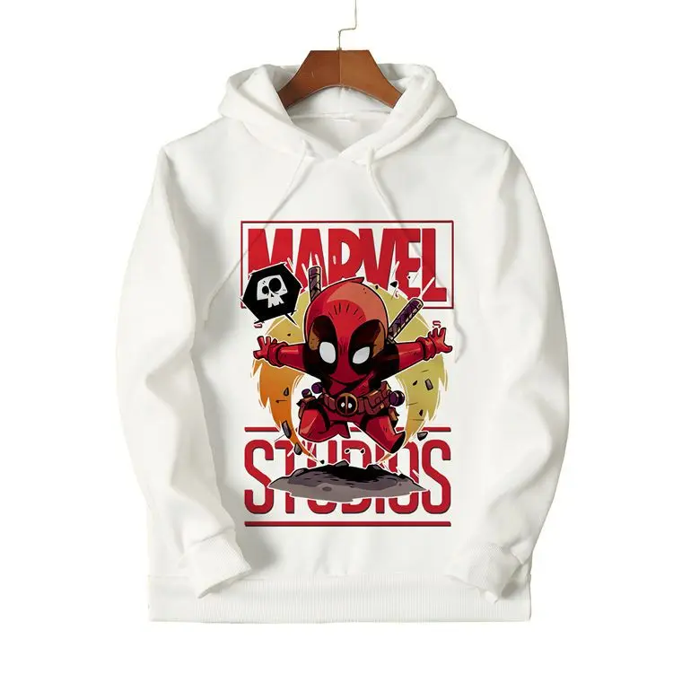 مارفل أنيمي هوديي الرجل العنكبوت ديدبول مايلز موراليس البلوز الرجال النساء للجنسين القطن مزيج بلوزة كاجوال ملابس الشارع الهزلية