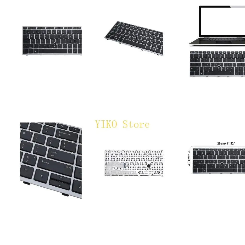 K32C Laptop Keyboard US Version For HP EliteBook 745 840 846 Keypads