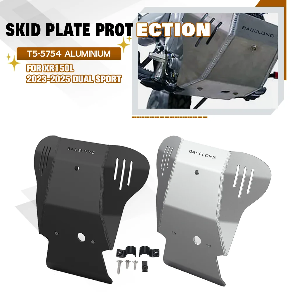 FOR Honda XR150L 2023-2024-2025 DUAL Sport Accessories Engine Protection Cover Chassis Under Guard Skid Plate Motorcycle XR150 L