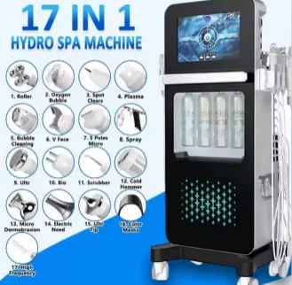 

17 in 1 Bubble Facial Oxygen Skin Management Lifting Rejuvenation Anti-Aging Professional Beauty Machine