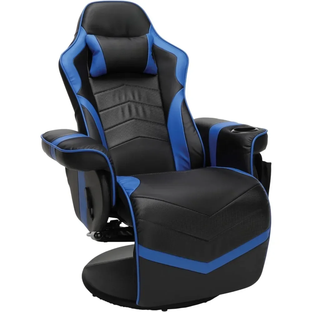 

Gaming Recliner - Video Games Console Recliner Chair, Computer Recliner, Adjustable Leg Rest and Recline.