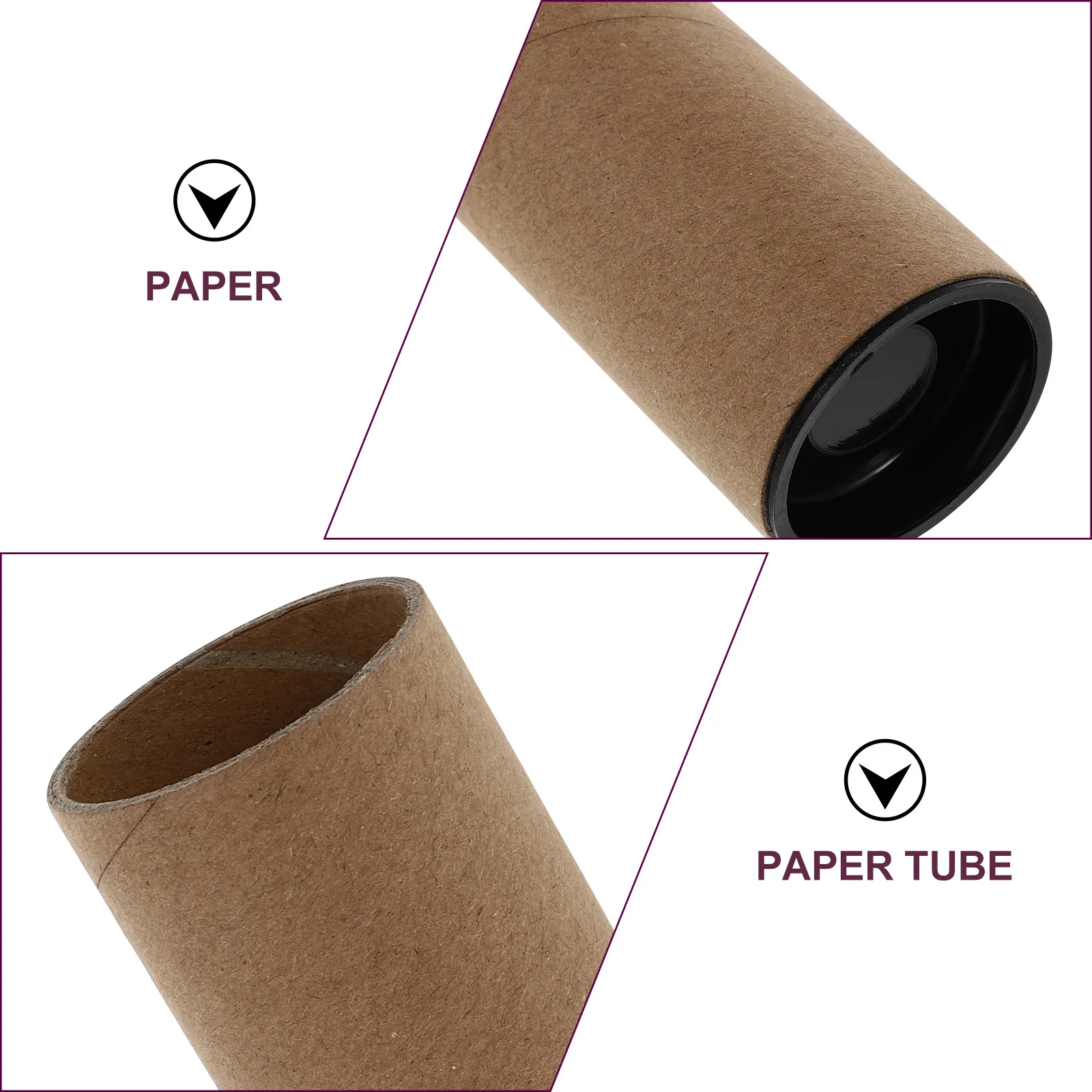 5Pcs Paper Tubes Poster Storage Artwork Transport Protection Creative Gift Wrapping Packaging Solution