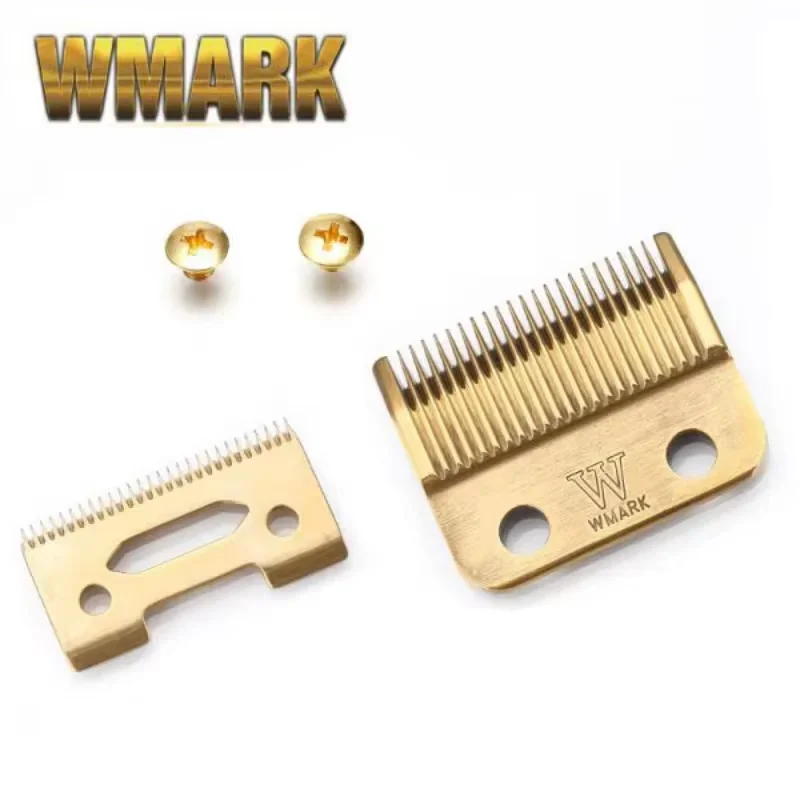 WMARK blade Professional cordless Hair Clipper blade High carton steel clipper accessories golden for choice golden screws