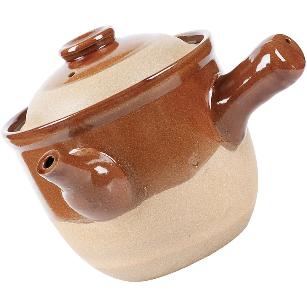 

Medicine Boiling Pot Pottery Clay Stockpot Multi Functional Stew Soup Tea Traditional Chinese Medicine Cooker Home Use
