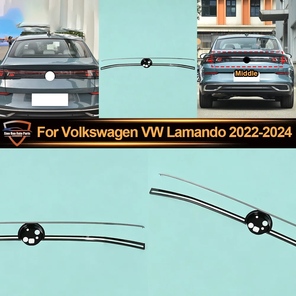 

For Volkswagen VW 2022 2023-2024 Lamando Through Taillight Car Tail Lamp Cover Brake Lights Shell Taillight Lens Plexiglass