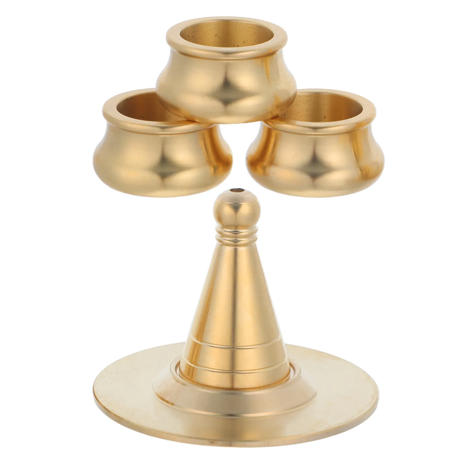 Picture 5: 1Set Incense Cone Mold Set DIY Making Kit Mini Copper Cone Holder Detachable Ash Catcher Indoor Fragrance Burner Meditation