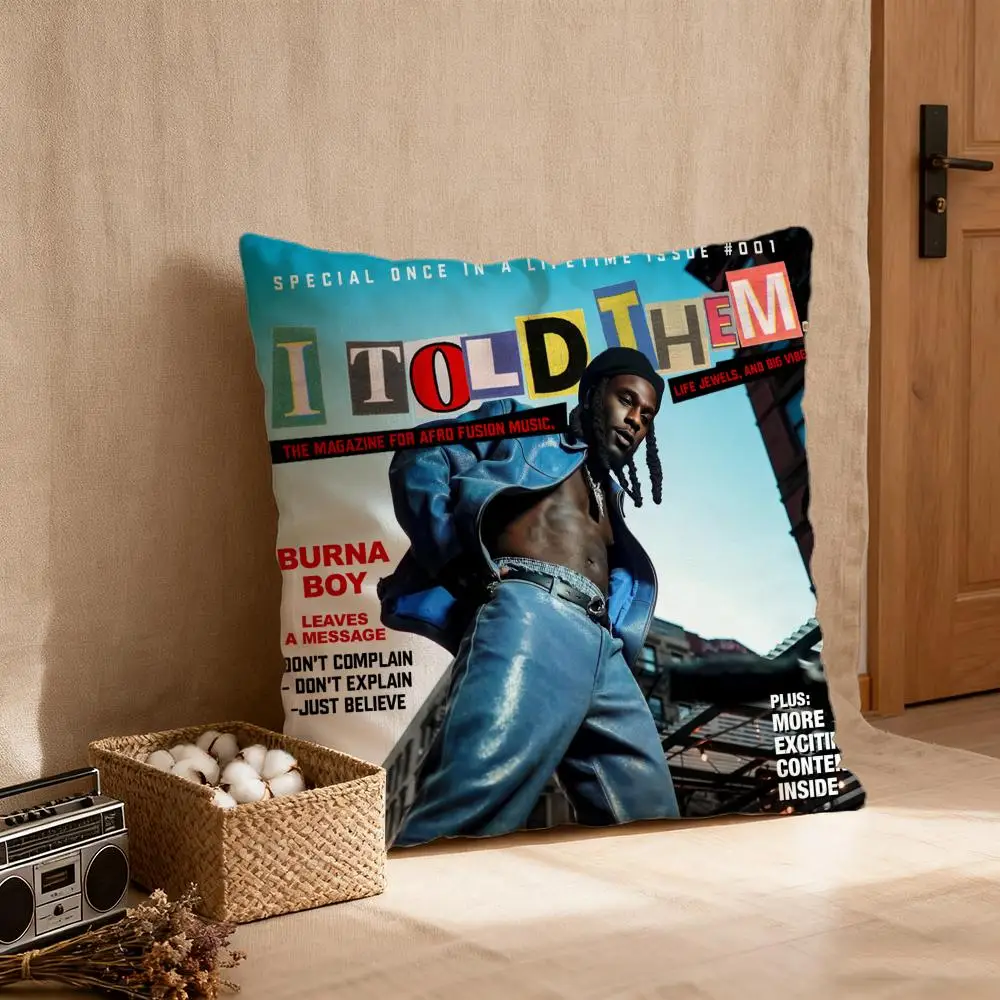 

Наволочка B-Burna Boy с защитой от пыли, чехол для подушки, подходит для дивана, спальни, автомобиля, наволочка