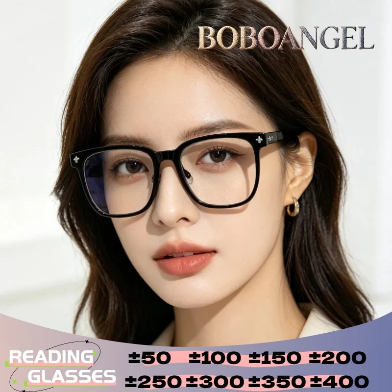 

Очки для чтения BOBOANGEL Classic: квадратные, с защитой от синего света, оптические, с возможностью индивидуальной настройки, прогрессивные