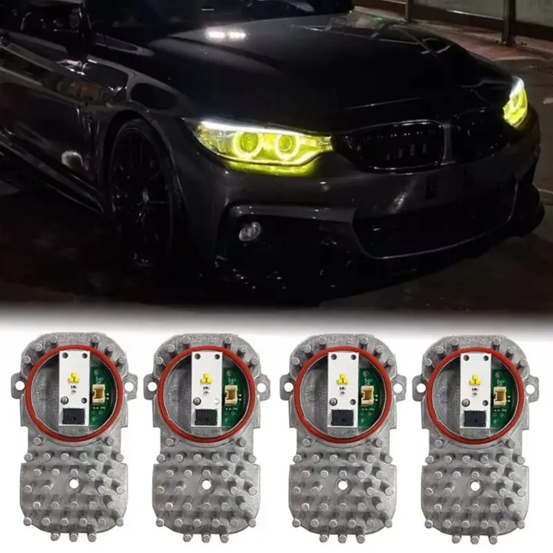 Yellow Angel Eyes For BMW 2015 2017 F80 F32 F36 F83 F82 M3 M4 430i 420i 440i Xenon Headlight LED Insert Diode Module 7263051