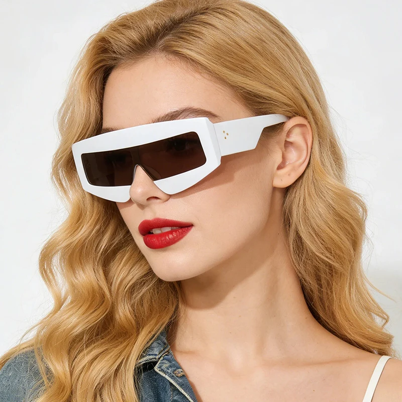 Neue einteilige europäische und amerikanische Mode mit großem Rahmen, personalisierte Sonnenbrille M476
