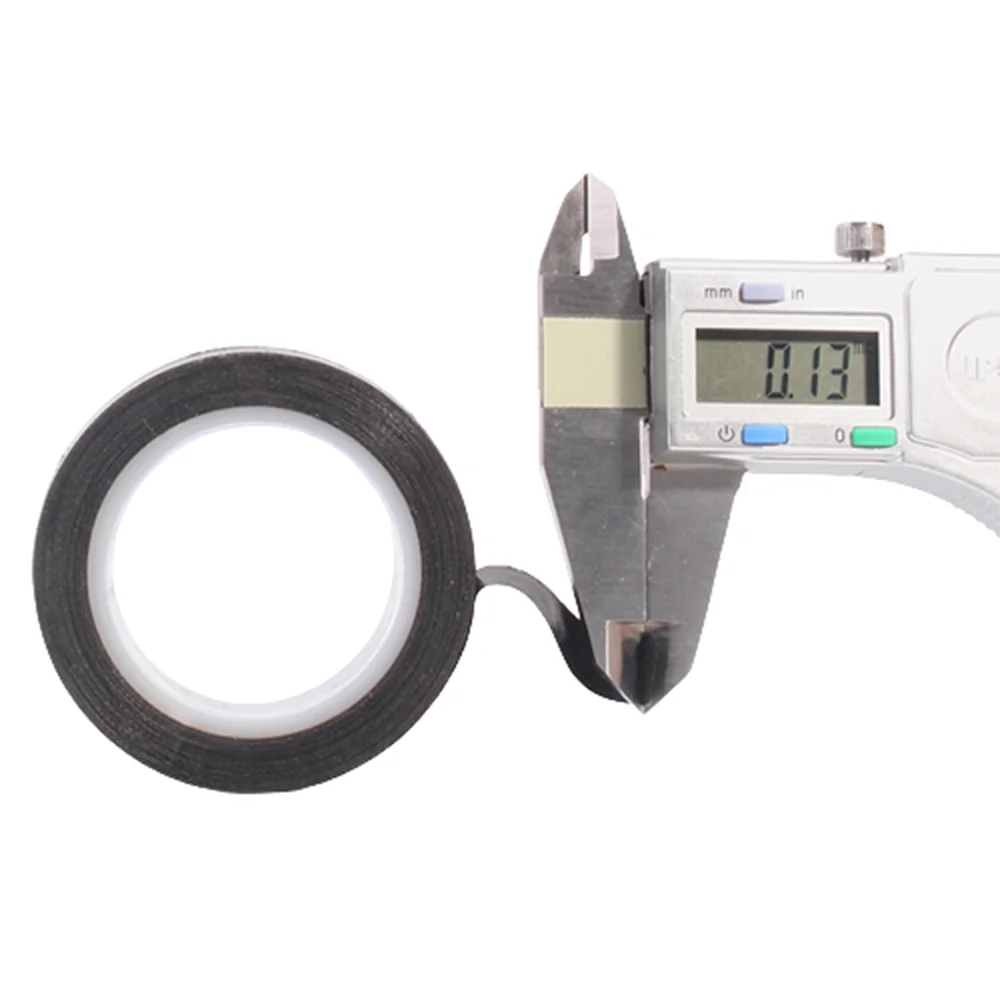 0.13mm 300 Degree High Temperature Resistance Adhesive Tape Cloth Heat Insulation Sealing Machine PTFE Tape Black