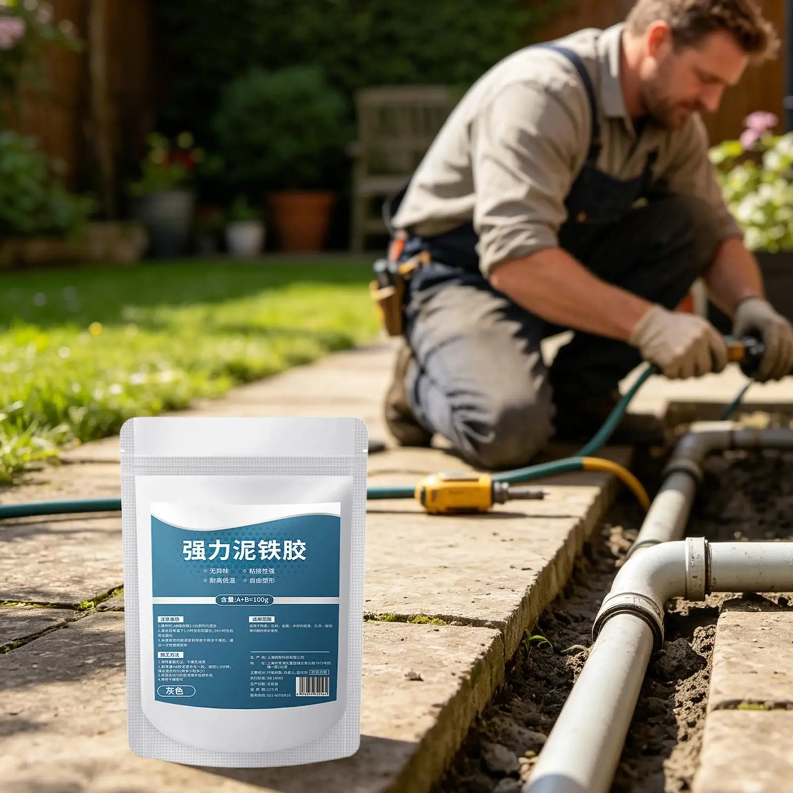 Epoxy Putty Heat Resistant Waterproof Repair Filler For Metal Wood Ceramic Crack Hole Restoration Multipurpose Sealing Compound
