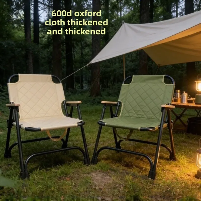 

Camping Chair Folding Outdoor Seat for Fishing Hiking Relaxing Comfort Deluxe Healthful Seat Folding Chair Beach Chair Foldable