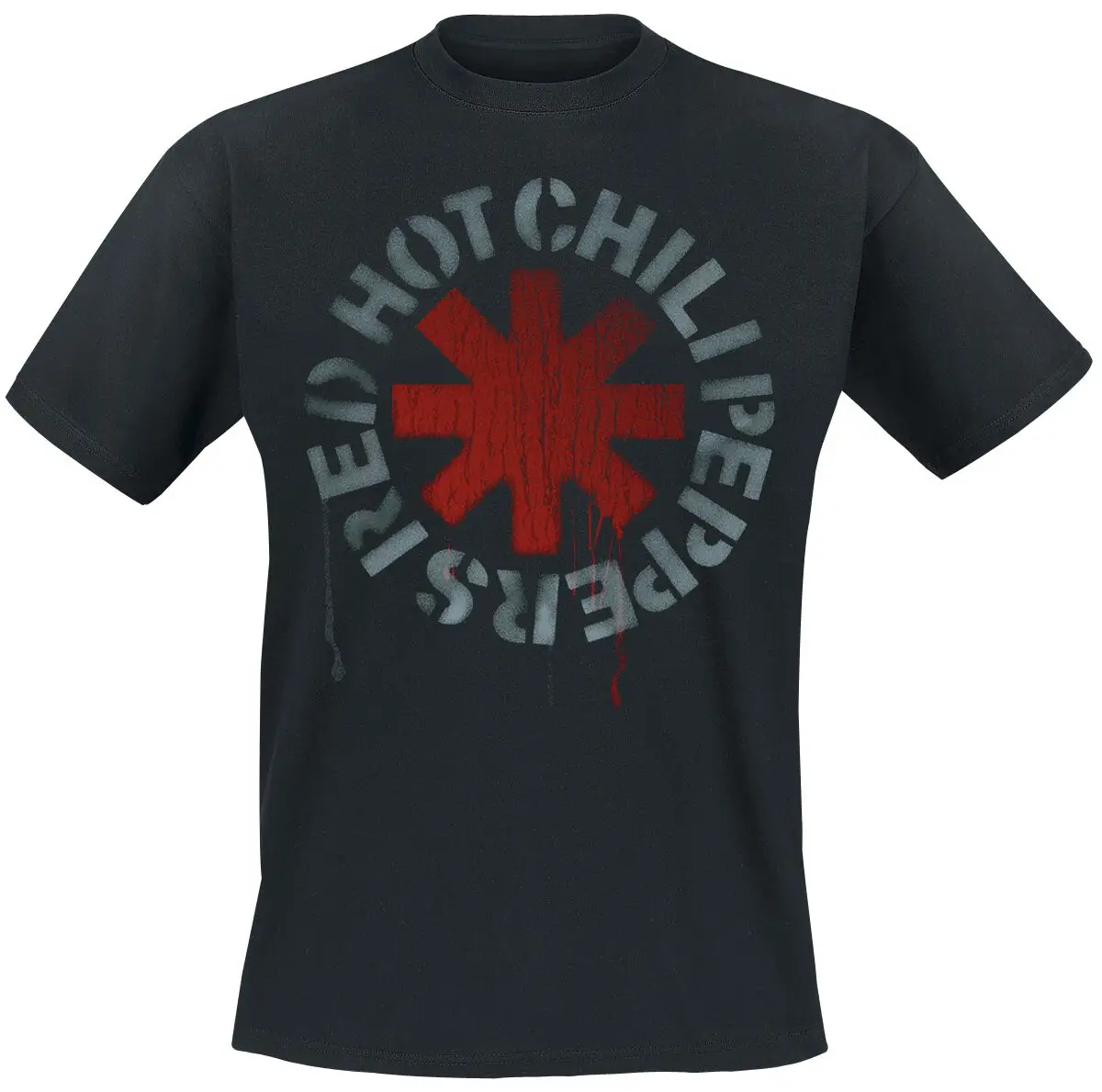 Camiseta Gráfica do Álbum Clássico Red Hot Chili Peppers RHCP, Estilo Casual, Tamanho Grande, Nova Moda, Tops com Gola Redonda