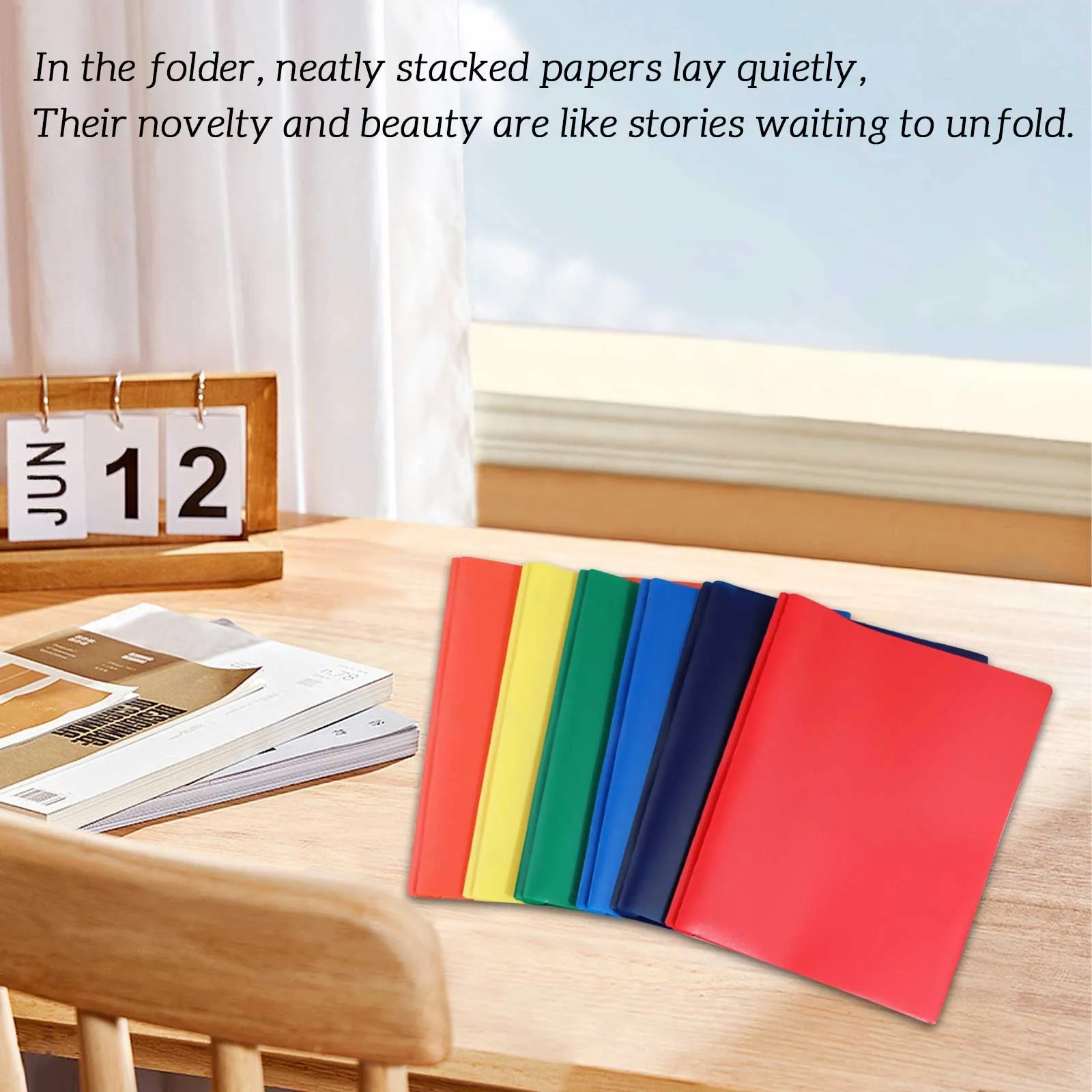 

Standard Tadpole Clip Folder, Standard 30 Silk Business Card Style Storage Folder Double Pocket Folder Bilateral Two-Page Folder