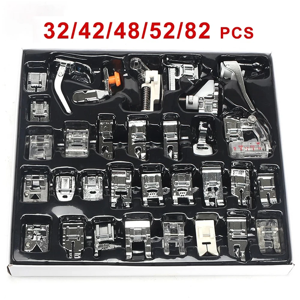 

Sewing Machine Presser Foot Kit, Household Knitting Sewing Machine Accessories, Dark Knitting Presser Suitable For Janome Necchi