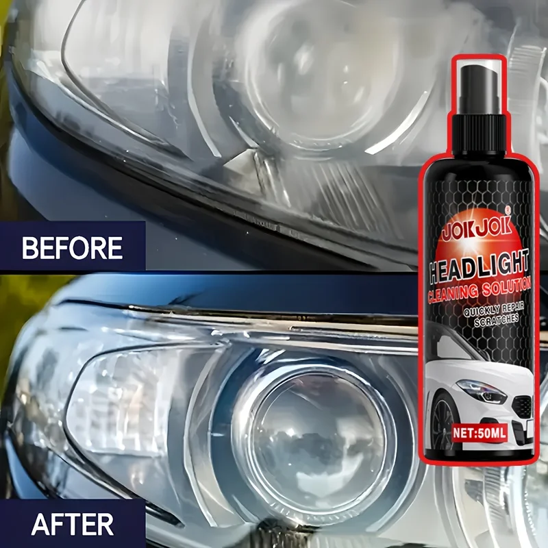 مجموعة ترميم المصابيح الأمامية للسيارة، محسن اللمعان السريع، يزيل الأكسدة والإصفرار، سهل الاستخدام، أداة تنظيف احترافية