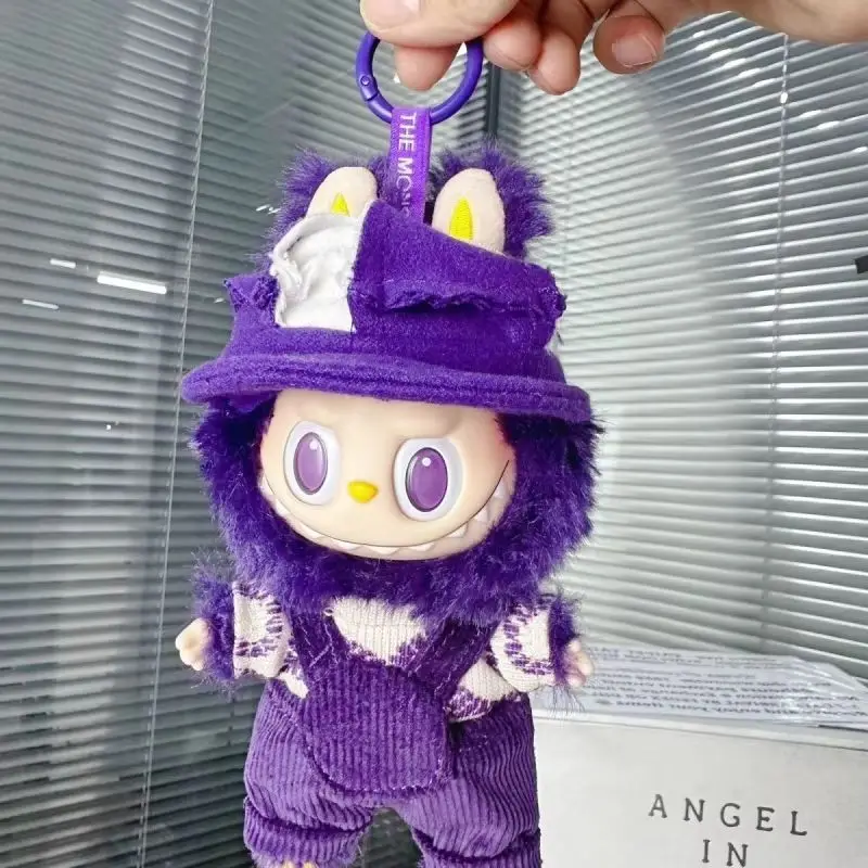 New 1:1 Monster Labubu Series 2.0 Fancy Purple Milan Fashion Vinyl Dolls Decoration Replica Desktop Ornaments Toys Birthday Gift