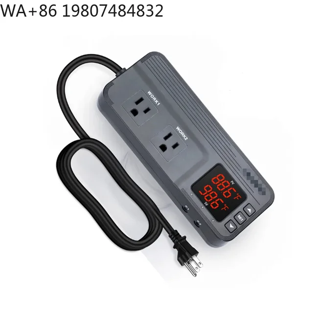 Digital Thermostat Regulator AC110V 220V Temp Control Socket -40~120℃ Aquarium Fish Tank Intelligent Temperature Controller