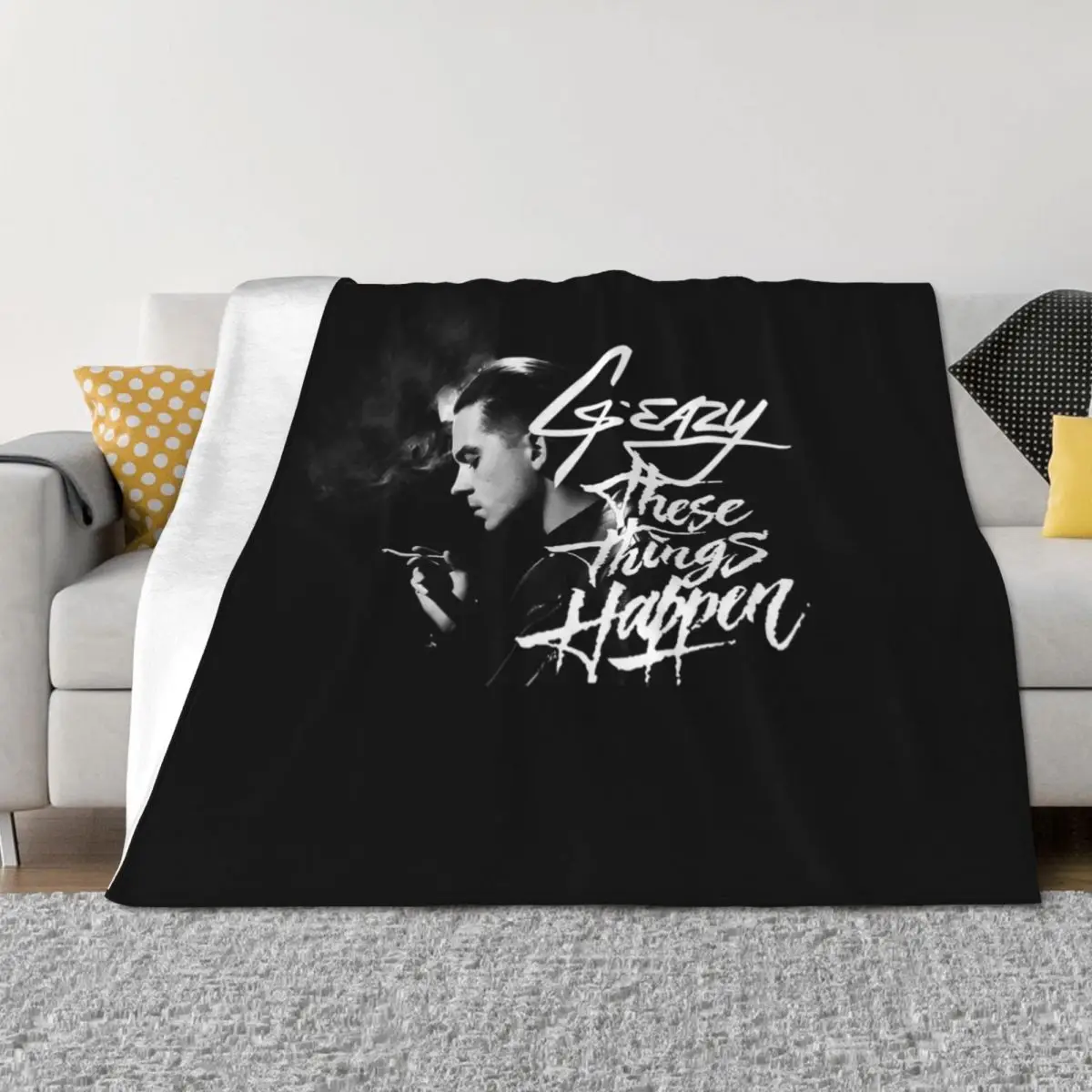 

hapen in the dark smoke Throw Blanket Decorative Sofa Thermal Bed Blankets For Baby Blankets