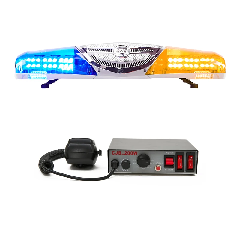 120Cm Manufacturers Alarm Electronic Horn Speaker Ambulance Car Led Warning Light Bar
