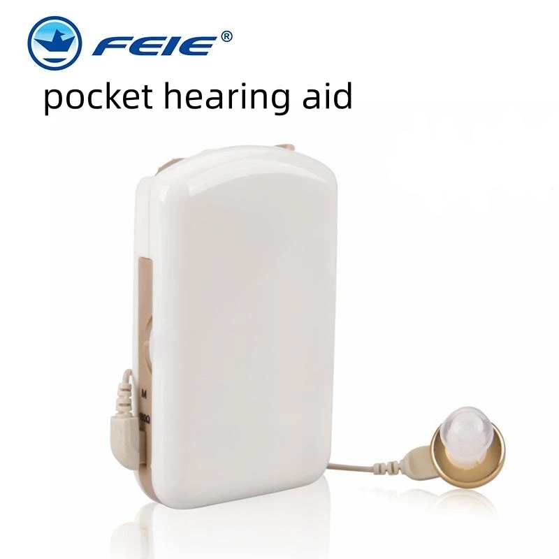 

S-7A Pocket Hearing Amplifier Sound Cassette Pocket High Power Wired Hearing Aid for Severe Profound Deaf Audifonos Inalambicos