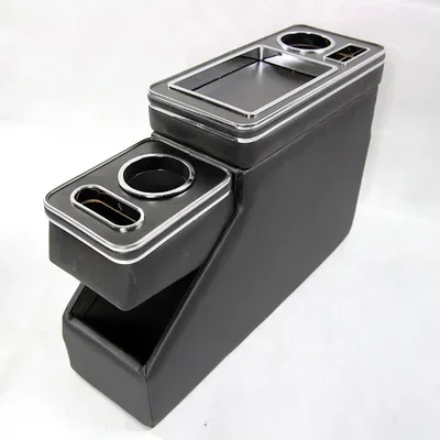 

Commercial vehicle middle row armrest box central console storage