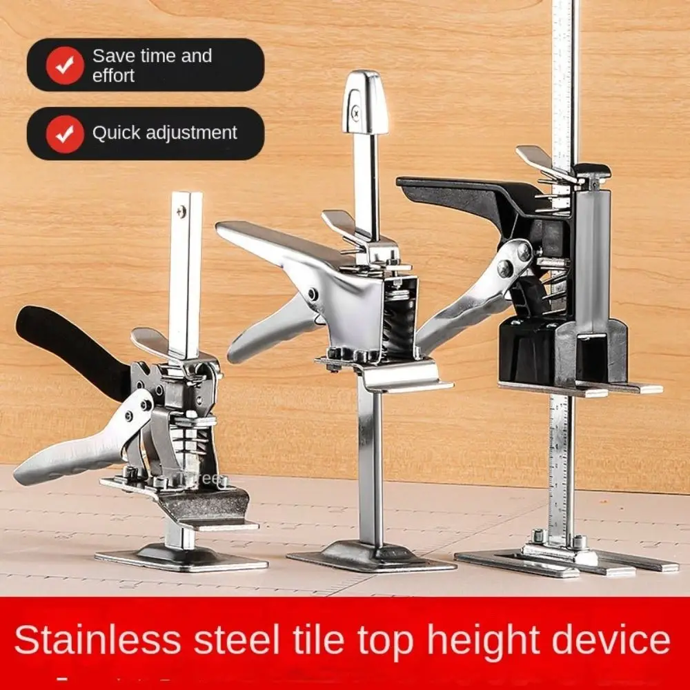 Heavy-Duty Metal Cabinet Lift-Up Tool S/M/L Precise Positioning Height Locator Lifter Steel Effort-Saving Cabinet Jack