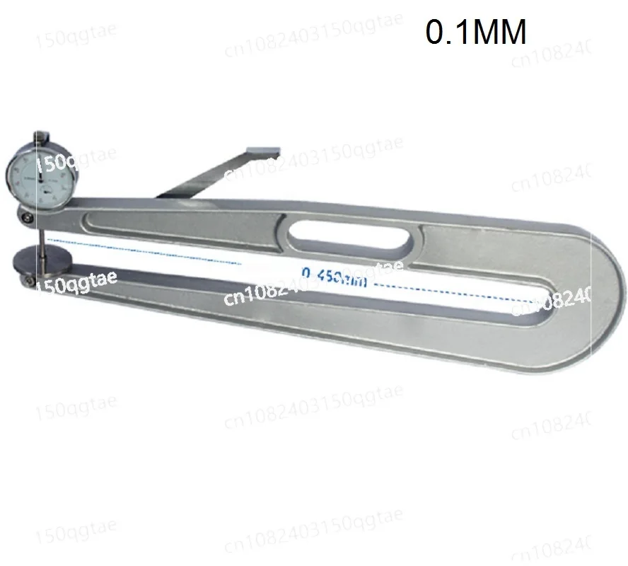 

0-30MM 450MM 10-50MM 0.1MM Deep Throat Thickness Gauge Large Span Pointer Needle Thickness Tester Sponge Thickness Meter Tester