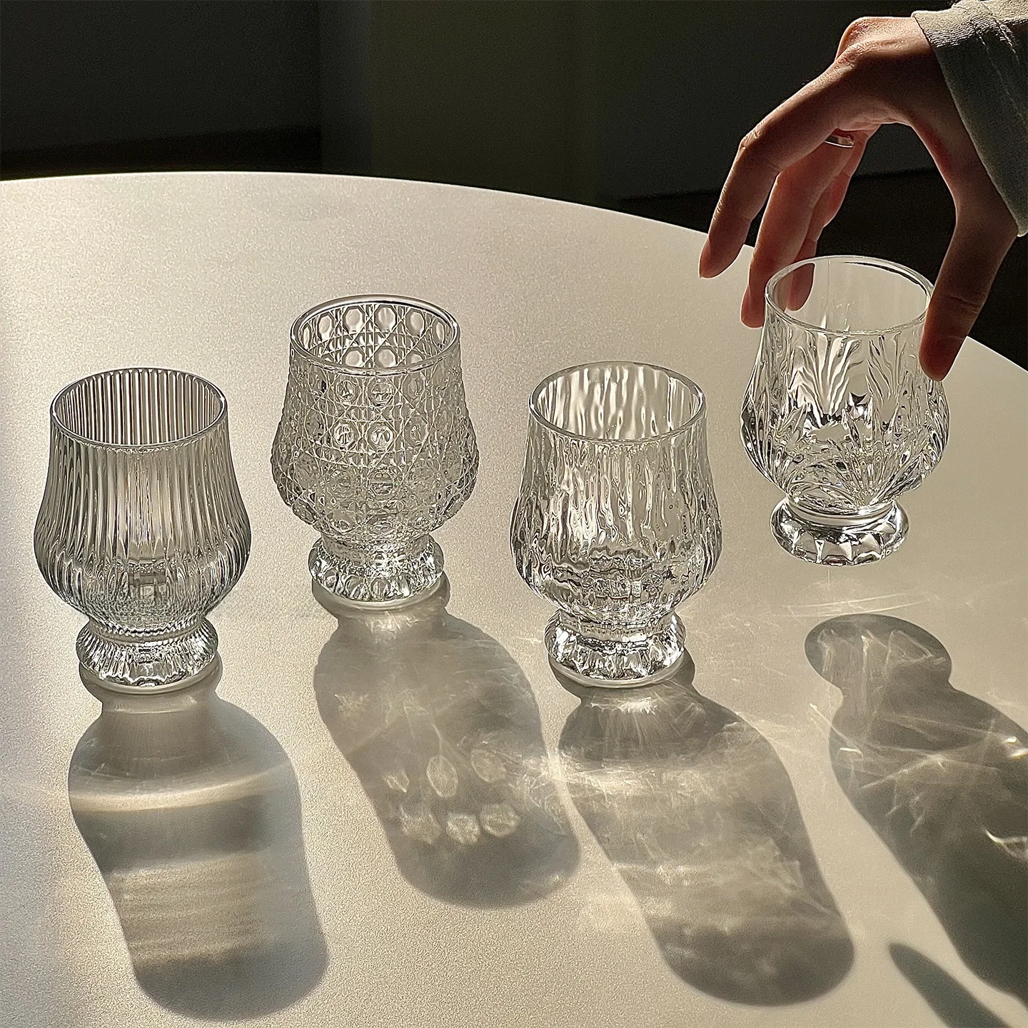 Vaso de Degustación de Vidrio Premium, Vaso para Whisky, Vaso Tipo Tulipán, Vaso para Licores Extranjeros, Vaso para Vino Dul...