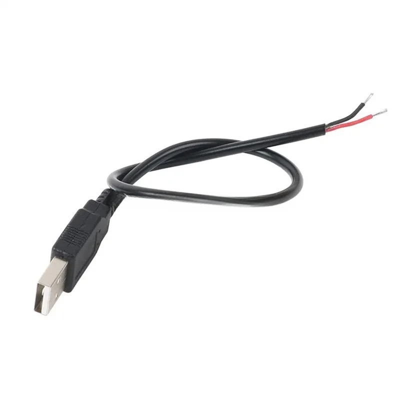 30cm Power Supply Cable 2 Pin USB 2.0 A Female Male 4 Pin Wire Jack Charger Charging Cord Extension Connector DIY 5V Line