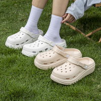 Women Home Slippers Garden Clogs Shoes Men's Sandals Flip Flops Summer Outdoor Couple Beach Slipper Closed Toe Non Slip Sandals