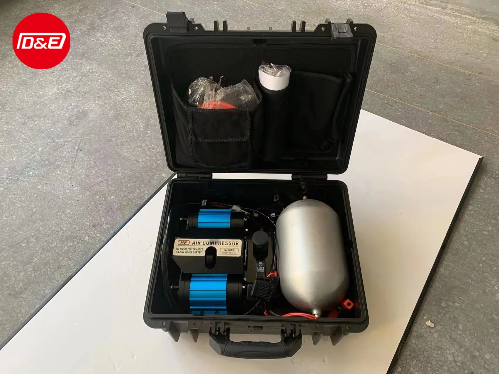 Hot Sale Twin 12v Air Compressor Carrying Case Hose Air Tank For 4x4 Accessories Ckmta12 Air Pump For Arb Compressor view 2